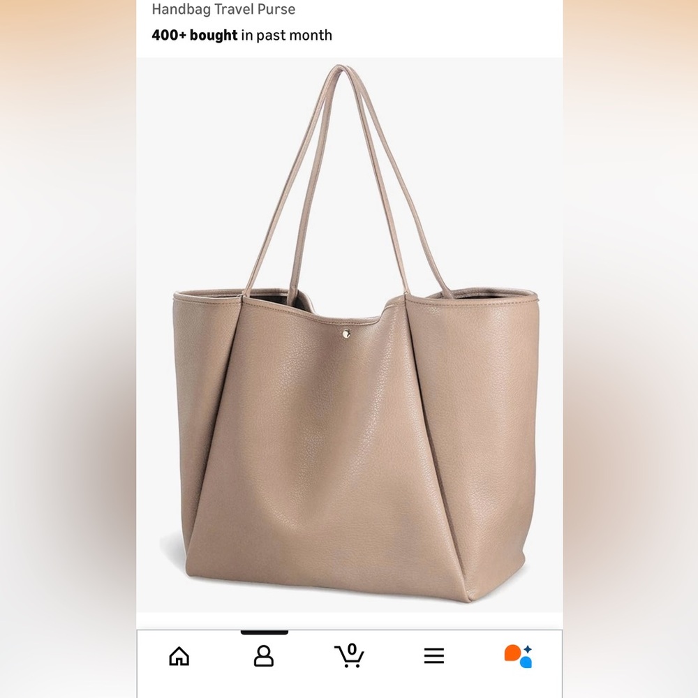 Oversize Pu Leather Tote Women Weekender Bag Shopper Handbag Travel Purse